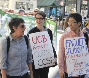 UC Berkeley faculty joined the march to Defend CCSF on July 9th. Click photo for more pics.
