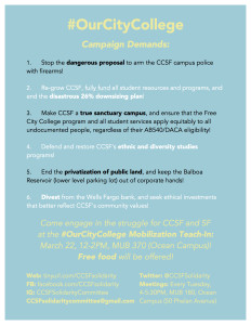 Our City College Demands (1)